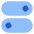 Horizontal Toggle Button Icon from Core Flat Set