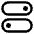 Horizontal Toggle Button Icon from Core Line Set