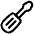 Screwdriver Icon from Plump Line Set