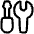 Screwdriver Wrench Icon from Plump Line Set