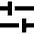 Settings Slider Configuration Horizontal Icon from Sharp Solid Set