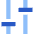 Settings Slider Configuration Vertical Icon from Sharp Flat Set