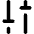 Settings Slider Configuration Vertical Icon from Core Solid Set