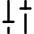 Settings Slider Configuration Vertical Icon from Core Line Set