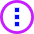 Vertical Menu Circle Icon from Sharp Neon Set
