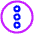 Vertical Menu Circle Icon from Plump Neon Set
