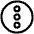 Vertical Menu Circle Icon from Plump Line Set