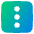 Vertical Menu Square Icon from Plump Gradient Set