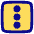 Vertical Menu Square Icon from Plump Pop Set