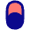 Vertical Toggle Button Single Bottom Icon from Plump Pop Set