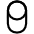 Vertical Toggle Button Single Top Icon from Plump Line Set
