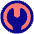 Wrench Circle Icon from Plump Pop Set