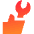 Wrench Hand Icon from Sharp Gradient Set