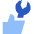 Wrench Hand Icon from Sharp Flat Set