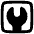 Wrench Square Icon from Plump Remix Set