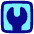 Wrench Square Icon from Plump Pop Set