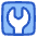 Wrench Square Icon from Plump Duo Set