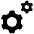 Cog Double 2 icon - Free transparent PNG, SVG. No sign up needed.
