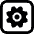 Cog Square 1 Alternate Icon from Ultimate Bold Set