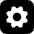 Cog Square 1 Icon from Ultimate Bold Set