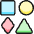 Shapes icon - Free transparent PNG, SVG. No sign up needed.