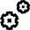 Cog Double icon - Free transparent PNG, SVG. No sign up needed.