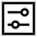 Horizontal Slider Square icon - Free transparent PNG, SVG. No sign up needed.