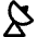 Satellite Dish Ground Icon from Nova Line Set
