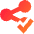 Share Link Approved Icon from Sharp Gradient Set