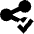 Share Link Approved Icon from Sharp Solid Set