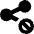 Share Link Block Icon from Sharp Solid Set