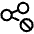Share Link Block Icon from Plump Line Set