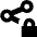 Share Link Lock Icon from Sharp Remix Set