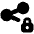 Share Link Lock Icon from Plump Solid Set