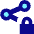 Share Link Lock Icon from Sharp Pop Set