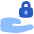 Share Lock Icon from Plump Flat Set