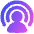 User Podcast Icon from Plump Gradient Set