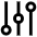 Vertical Slider 2 Icon from Sharp Line Set