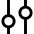 Vertical Slider 4 Icon from Sharp Line Set