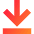 Line Arrow Move Down Large 1 Icon from Sharp Gradient Set