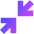 Line Arrow Shrink Diagonal Large 1 Icon from Sharp Gradient Set