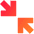 Line Arrow Shrink Diagonal Large 2 Icon from Sharp Gradient Set