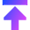 Triangle Arrow Move Up Large 1 Icon from Sharp Gradient Set