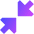 Triangle Arrow Shrink Diagonal Large 1 Icon from Sharp Gradient Set