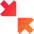 Triangle Arrow Shrink Diagonal Large 2 Icon from Sharp Gradient Set