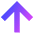 Line Arrow Up Large 1 Icon from Sharp Gradient Set