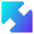 Diagonal Triangle Arrow Large 2 Icon from Sharp Gradient Set