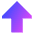Triangle Arrow Up Large 1 Icon from Sharp Gradient Set