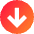 Line Arrow Down Circle 1 Icon from Sharp Gradient Set