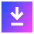 Line Arrow Down Square 2 Icon from Sharp Gradient Set